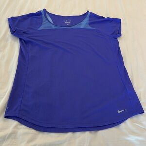 Nike dri-fit short sleeve T-shirt color indigo size large